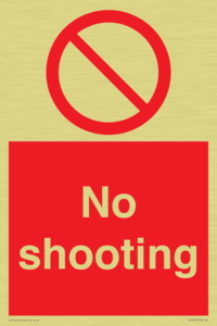No shooting